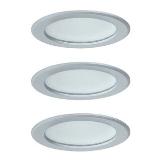 Paulmann LED Set Möbel-Einbauleuchte Micro Line 3 x 2,6W 230V/12V Individuell einstellbare Lichtfarbe touch dimmer Alu matt