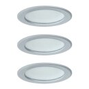 Paulmann LED Set Möbel-Einbauleuchte Micro Line 3 x 2,6W 230V/12V Individuell einstellbare Lichtfarbe touch dimmer Alu matt