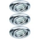 3 x Nice Price ESL Einbauleuchte Einbaustrahler Set Chrom...