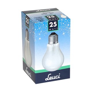 Leuci Glühbirne 25W E27 MATT Glühlampe 25 Watt Glühbirnen Glühlampen