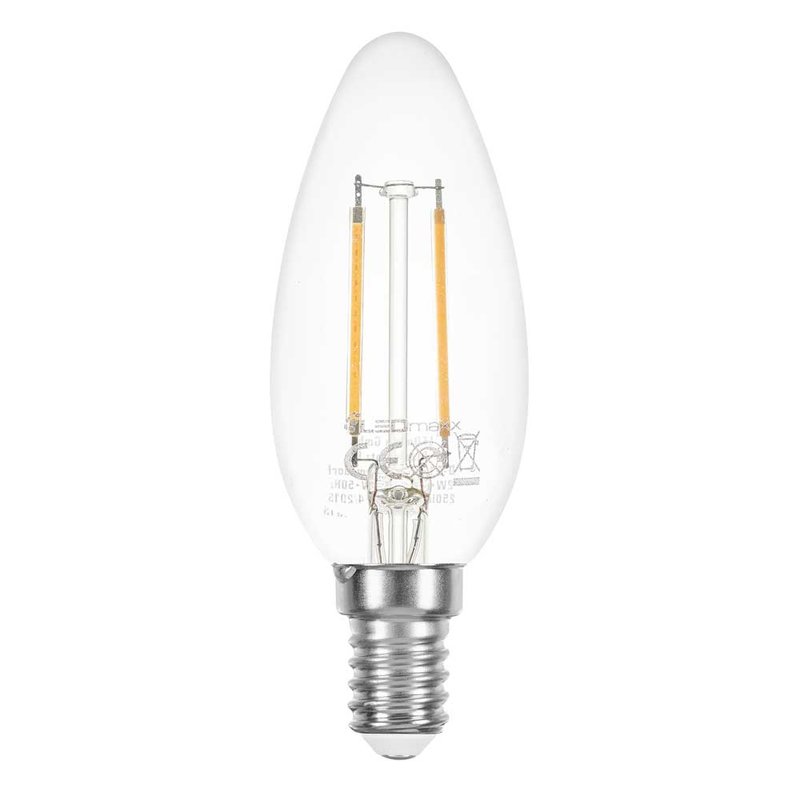 2700K Glühbirne Lampe T25-2W INCANTO E14 LED Filament Kolben = 25W 