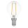 LED Filament Tropfen 1W fast 15W E14 klar Glühfaden extra warmweiß 2200K 360°