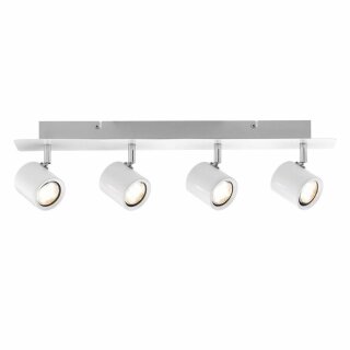 Paulmann Plain LED Deckenleuchte Spotlights Weiß/Chrom 4 x 3,4W warmweiß