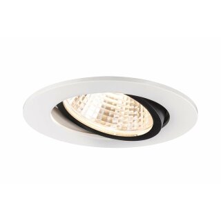 Paulmann LED Einbauleuchte Einbaustrahler Set Premium Line schwenkbar Weiß matt 13W warmweiß DIMMBAR