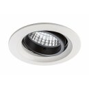 2 x LED Einbauleuchten Einbaustrahler Set Premium Line schwenkbar Weiß matt 2 x 7W warmweiß DIMMBAR