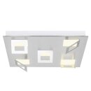 Brilliant LED Deckenleuchte Doors Square Eisen 5 x 9W...