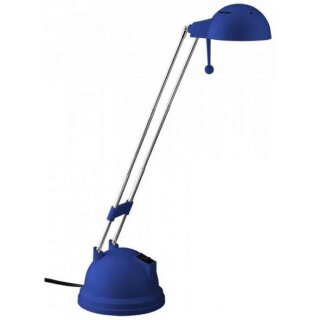 Brilliant Tischleuchte Schreibtischlampe Salsa Blau 20W G4 12V Halogen warmweiß
