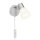 Brilliant LED Wandleuchte Zuleitung & Schalter Janna Eisen/Chrom 4W E14 warmweiß