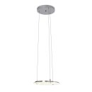 Brilliant LED Pendelleuchte Riverside Chrom/Weiß 28W 2854lm Neutralweiß 4000K verstellbar