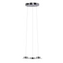 Brilliant LED Pendelleuchte Riverside Chrom/Weiß...