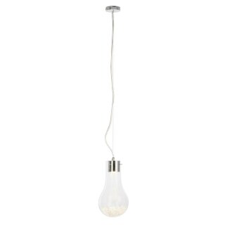 Brilliant Pendelleuchte Bombilla Chrom/Transparent max. 1 x 7W GU10 230V