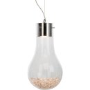 Brilliant Pendelleuchte Bombilla Chrom/Transparent max. 1...