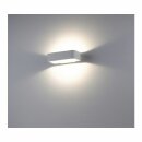 LED Außenleuchte Wandlampe Ara weiß Aluminium 9W modern IP54 warmweiß