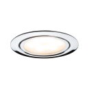 3 x Paulmann LED Möbeleinbauleuchten Set Micro Line starr Chrom 3 x 4,5W 2700K warmweiß