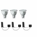 3 x LED Einbauleuchten 2Easy Basis-Set 3 x 3,5W GU10 420lm 3000K warmweiß