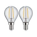 2 x Paulmann Filament LED Leuchtmittel Tropfen 2W = 25W...