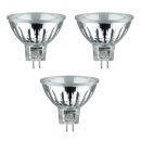 3 x Paulmann Halogen Reflektor Security Silber 35W GU5,3...