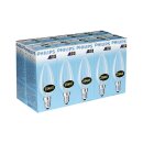 10 x Philips Glühbirne Kerze 25W E14 klar Glühlampe 25...