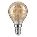 Paulmann LED Filament Leuchtmittel Tropfen 4,5W = 40W E14 Krokoeis Gold extra warmweiß 2500K DIMMBAR