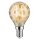 Paulmann LED Filament Leuchtmittel Tropfen 4,5W = 40W E14 Krokoeis Gold extra warmweiß 2500K DIMMBAR