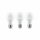 3 x Paulmann LED Leuchtmittel Birnenform AGL 6,5W = 40W E27 matt warmweiß 2700K