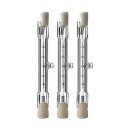 3 x Nice Price Eco Halogen Stab 80W = 100W R7s 78mm...