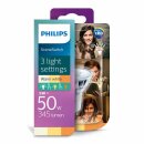Philips LED Leuchtmittel Glas Reflektor SceneSwitch 5W = 50W 3,5W = 20W 1,5W = 5W GU10 warmweiß 2200K 2500K 2700K Schalter DIMMBAR