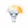 Philips LED Leuchtmittel Glas Reflektor SceneSwitch 5W = 50W 3,5W = 20W 1,5W = 5W GU10 warmweiß 2200K 2500K 2700K Schalter DIMMBAR