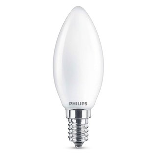 Philips LED Leuchtmittel Classic Kerze 4,3W = 40W E14 matt warmweiß 2700K 360°