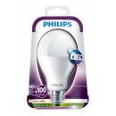 Philips LED Leuchtmittel Birnenform A60 15W = 100W E27 matt warmweiß 2700K 150°