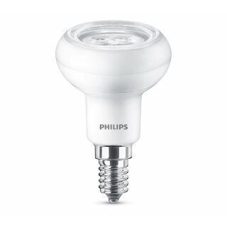 Philips LED Leuchtmittel Reflektor R50 1,7W = 25W E14 warmweiß 2700K flood 36°