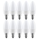 10 x Paulmann LED Leuchtmittel Kerze 4W = 25W E14 opal matt warmweiß 2700K