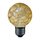 Paulmann Mini Globe G60 Glühbirne 60W E27 Krokoeis Gold 60mm Glühlampe 60 Watt extra warm dimmbar