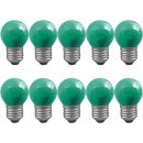 10 x Paulmann Glühbirne Tropfen 25W E27 GRÜN Glühlampe 25 Watt dimmbar