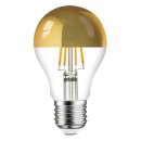 LED Filament AGL Birnenform A60 Kopfspiegel Gold 8W = 60W...