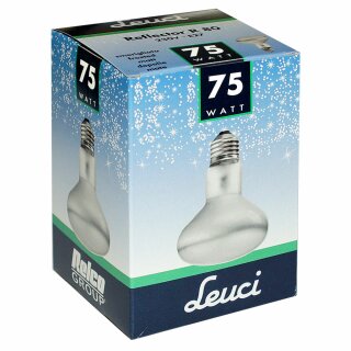 Leuci Glühbirne Reflektor R80 75W E27 matt Glühlampe 75 Watt Glühbirnen Glühlampen warmweiß dimmbar