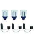 3 x Paulmann Einbauleuchten Basis-Set Energiesparlampen 3...