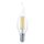 Eglo LED Filament Windstoß Kerze 4W fast 40W E14 klar warmweiß 2700K