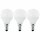 3 x Eglo LED Leuchtmittel Tropfen 4W = 30W E14 matt warmweiß 3000K