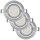 3 x Osram LED Ivios Einbaustrahler Einbauleuchte Downlight nickel matt schwenkbar 3 x 3W GU10 warmweiß 2700K 120°