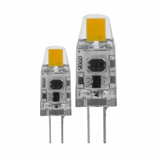 2 x Eglo LED Leuchtmittel Stiftsockel 1,2W = 11W G4 warmweiß 2700K DIMMBAR
