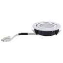 3 x Paulmann Möbeleinbauleuchten Set Micro Line schwenkbar Weiß IP44 3 x 20W G4 12V Halogen