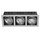 Paulmann Premium Einbauleuchten-Set schwenkbar Titan 3 x 50W GU10 230V Halogen