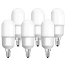 6 x Osram LED Star Stick Lampe 8W = 60W E14 806lm 840...