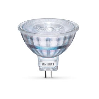 Philips LED Leuchtmittel Glas Reflektor MR16 3W = 20W GU5,3 warmweiß 2700K flood 36°