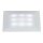 3 x LED Einbauleuchten Set Special Line eckig Satin IP67 3 x 1W Tageslichtweiß 6500K