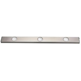 Nice Price Function Unterschrankleuchte Eisen gebürstet 3 x 20W G4 230/12V Halogen