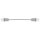 Paulmann WallCeiling Alpha Verbindungskabel 75cm Transparent/Chrom matt