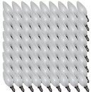 100 x Leuci Glühbirne Kerze 40W E14 MATT Glühlampe 40 Watt Glühbirnen Glühlampen