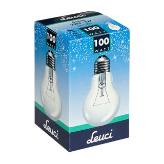 10 x Leuci Glühbirne 100W E27 klar Glühlampe 100 Watt Glühbirnen Glühlampen